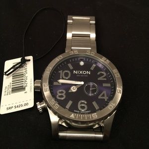 Nixon Watch 51-30 Blue and Silver Brand New
